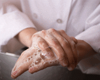 washing hands food safety
