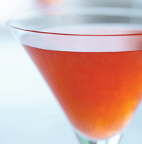 vodka in a martinig glass