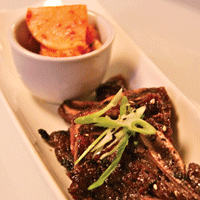 organic sprin creek beef short ribs from Calgary's Anjou restaurant