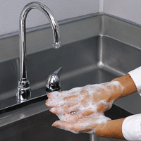 Sanitation in foodservice-washing-hands