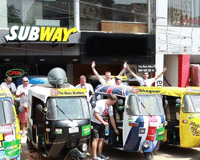 Subway India-tuktuk