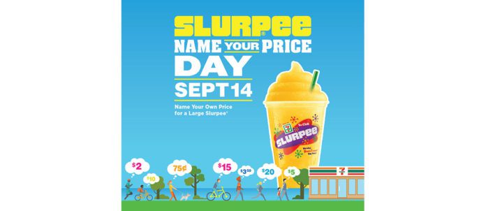 7-Eleven Slurpee Name-your-Price-Day