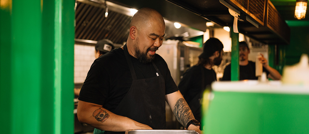 Steam Whistle Brewing's chef Calvin Lee