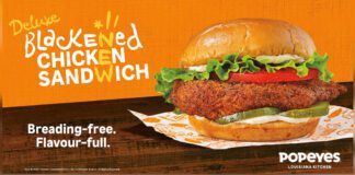 Popeyes Blackened sandwich