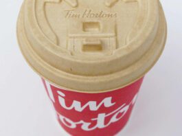 Tim Hortons coffee cup