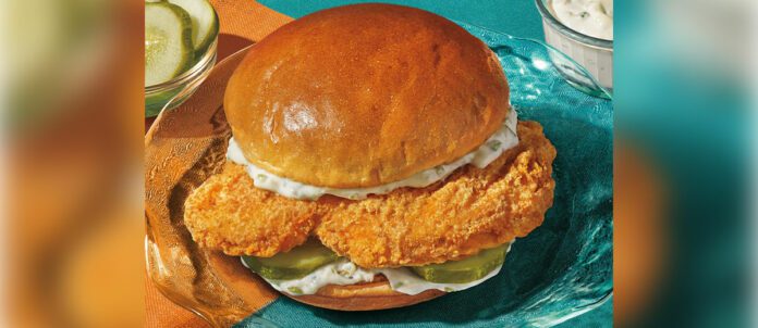 Popeyes Flounder Fish Sandwich