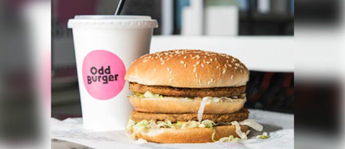 Odd Burger Burger and soda cup