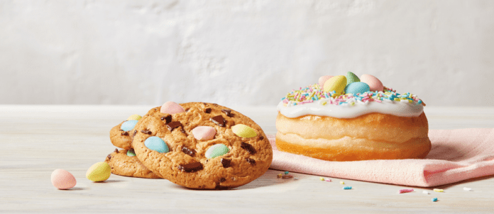 Tim Hortons Cadbury Mini Eggs Dream Doughnuts and Cookies