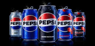 Pepsi Cans with new Logo and Visual Identity