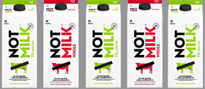 Carton of Not Milk, Plant-based Milk Alternative