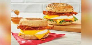 Tim Hortons Launches Smoky Honey Bacon Breakfast Sandwiches