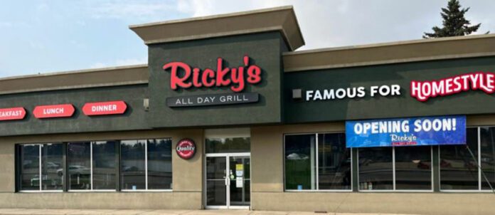 New Location in Camrose of Ricky's Restuarant