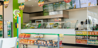 Photo of inside of a Subway in Huston