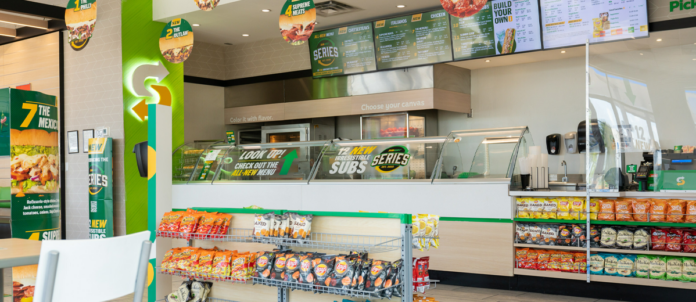 Photo of inside of a Subway in Huston
