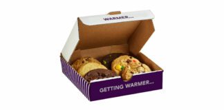 Insomnia Cookies in a Box with Variety of Cookies
