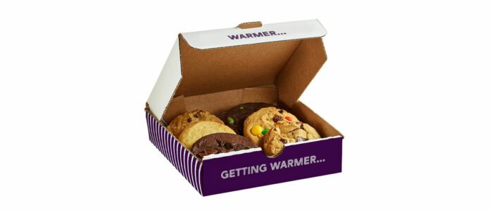 Insomnia Cookies in a Box with Variety of Cookies