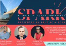 Second annual SPARK: BC Hotel and Liquor Conference is returning October 16 to 17 at New Westminster’s Anvil Centre