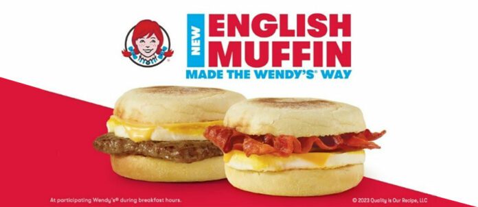 Wendy’s New English Muffin Breakfast Sandwiches