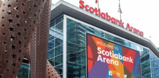 Shot of Scotiabank Arena outside building, Photo Credit: iStockPhoto.com/JHVEPhoto