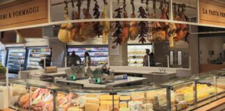 Deli & Cheese Section at Eataly in CF Sherway Gardens