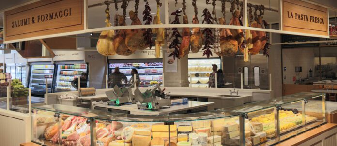 Deli & Cheese Section at Eataly in CF Sherway Gardens