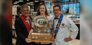 Sydney Hamelin at International Young Chefs Competition