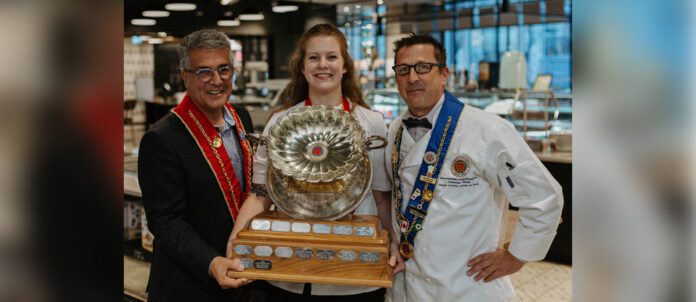Sydney Hamelin at International Young Chefs Competition