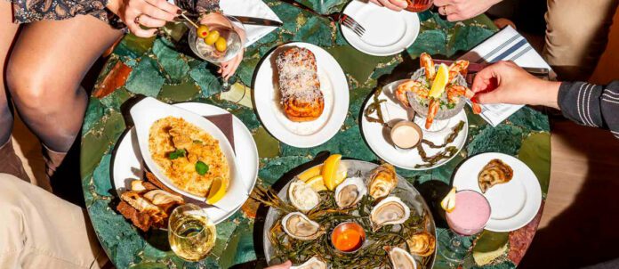 Plate full of dishes from Joneses