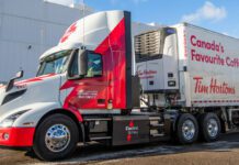 Tim Hortons Transport Truck