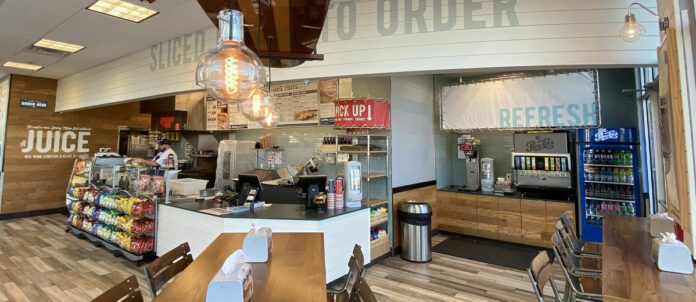 Interior Storefront of Jersey's Mikes