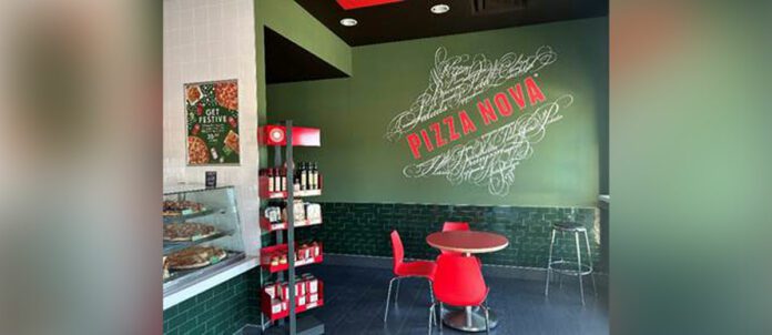 Photo of inside of the Pizza Nova Restaurant