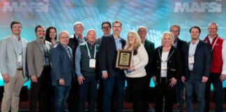 Winston Industries recognized with the MAFSI Progressive Partner Award.