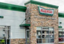 Photo of exterior of Krispy Kreme store