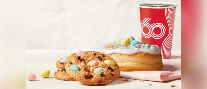 Tim Hortons Cadbury Mini Eggs Dream Doughnuts and Cookies