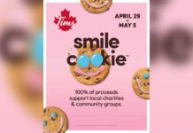 Tim Hortons Week-Long Smile Cookie Campaign Returns April 29 to May 5, 2024