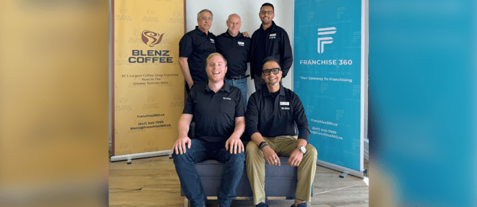 Blenz Coffee partnership with franchise-development group, Franchise360