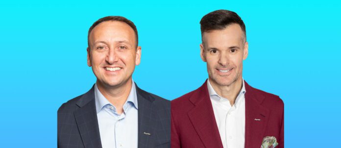 Saputo Inc. Headshots of Lino Saputo and Carl Colizza