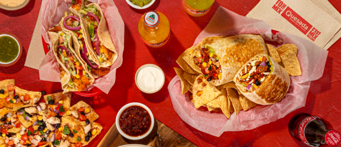 Quesada Burritos & Tacos is celebrating its 20th anniversary with a month-long Go Loco for Cinco de Mayo campaign