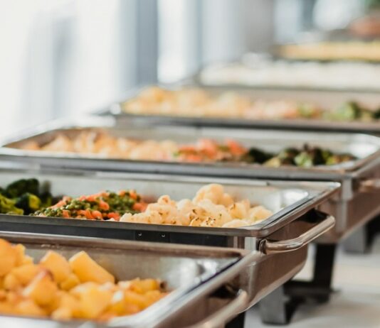 Catering Food Table at Event