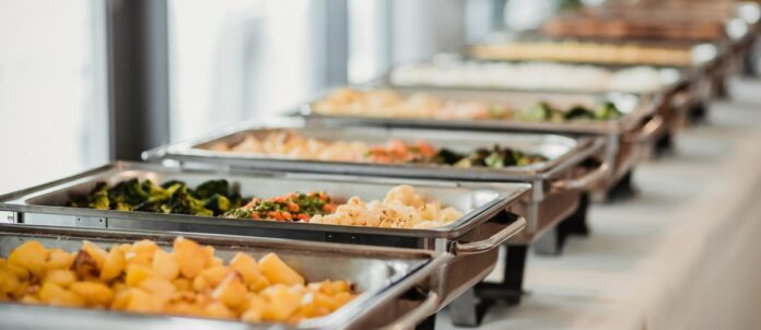 Catering Food Table at Event