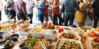 Culinary food serving spreads