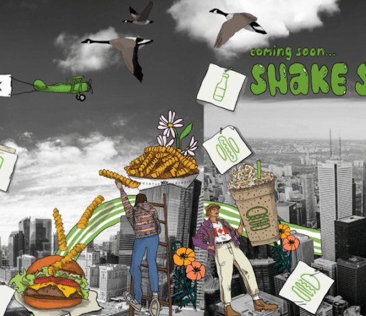 Shake Shack Toronto Advertisement