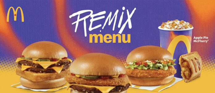 Mcdonald's Remix Menu