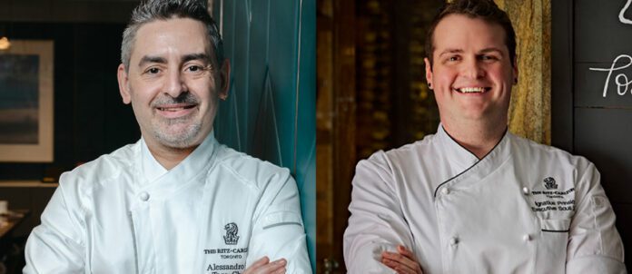 Photo of chef's Alessandro Panattoni and Ignatius Prinsloo