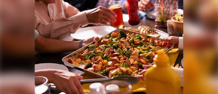 McCain's New Medleys Flavours being eaten at dinner table by family