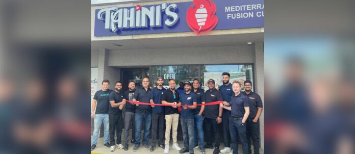 Photo of Tahini’s Restaurants grand opening in Kelowna