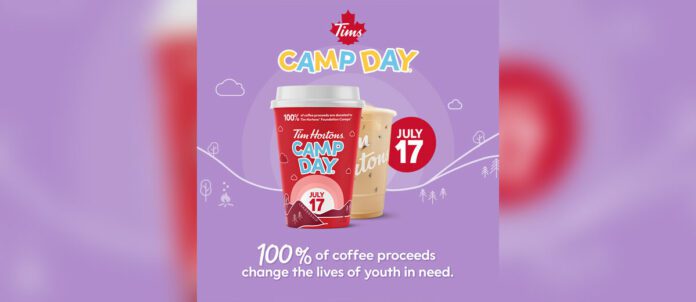 Tim Hortons Camp Day returns July 17, 2024