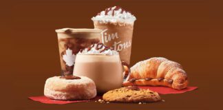 Tim Hortons unveils six nutella Items includes, Dream Cookie with Nutella, a Dream Doughnut with Nutella, a croissant with Nutella, a latte with Nutella, an Iced Capp with Nutella and a Cold Brew with Nutella.