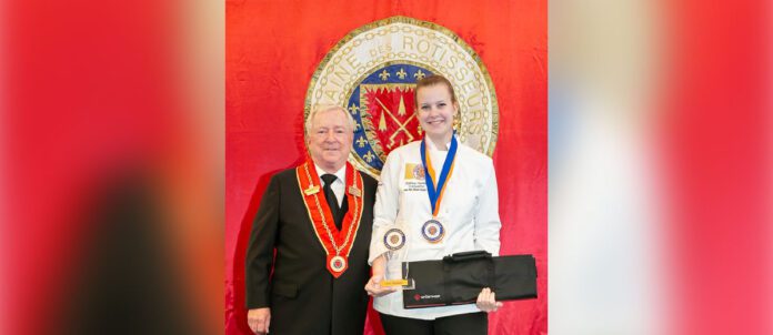 Jeunes Chefs Rôtisseurs Competition Committee Sydney Hamelin and David Tetrault, Chair, Jeunes Chefs Rôtisseurs Competition Committee and Membre du Conseil d’Honneur and du Conseil Magistral