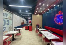 Interior of Tahini’s resturant
